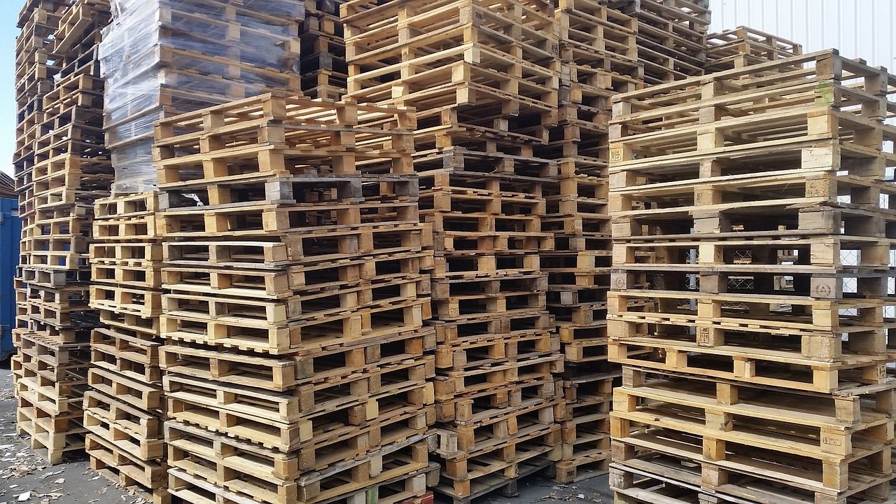 bricolaje con pallets para el jardín