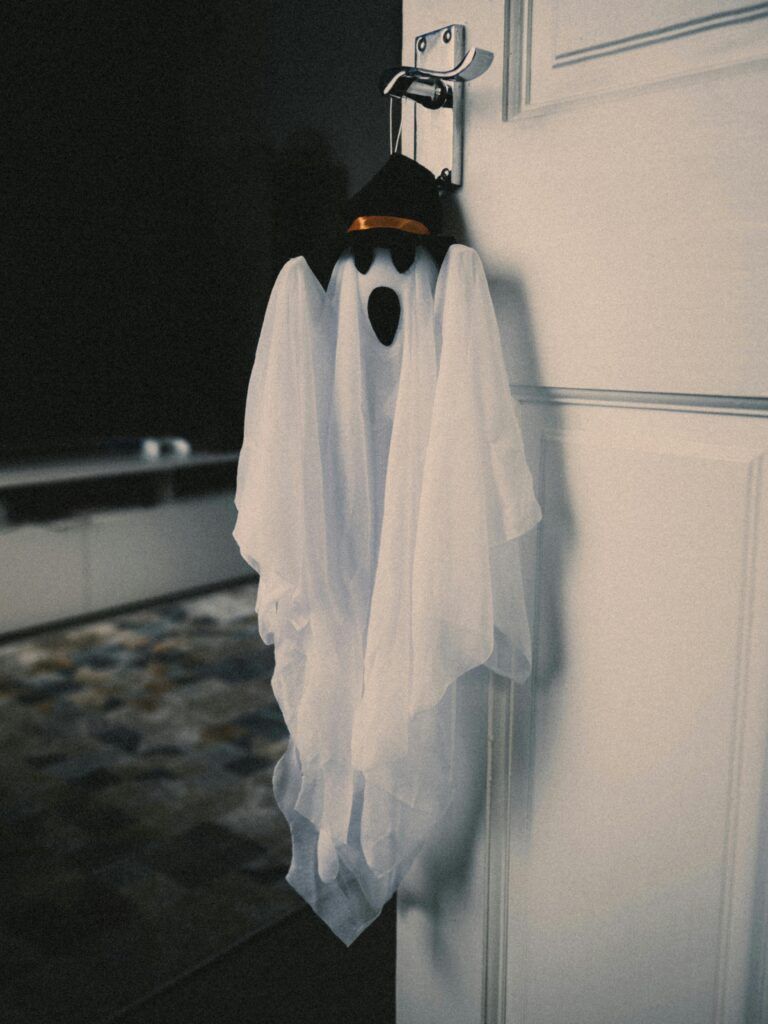 fantasma colgante halloween